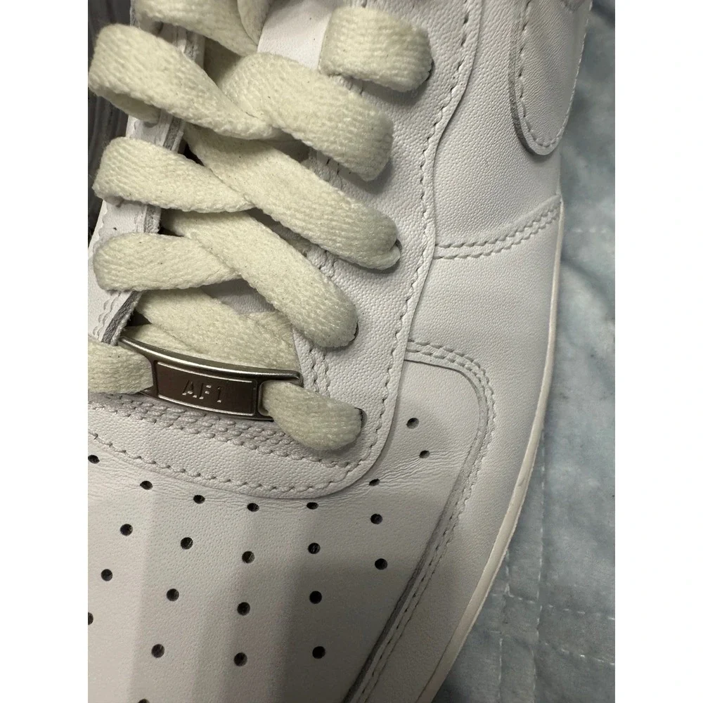 Nike Air Force 1 Low White Leather Sneakers‎ Casual Shoes